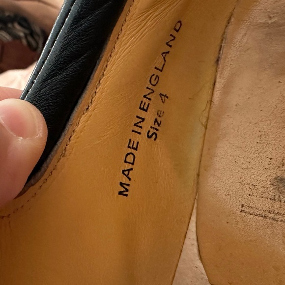 Vintage Dr. Martens T Strap Mary Jane Steel Toe Shoes Made in England Size 4 - Picture 12 of 12